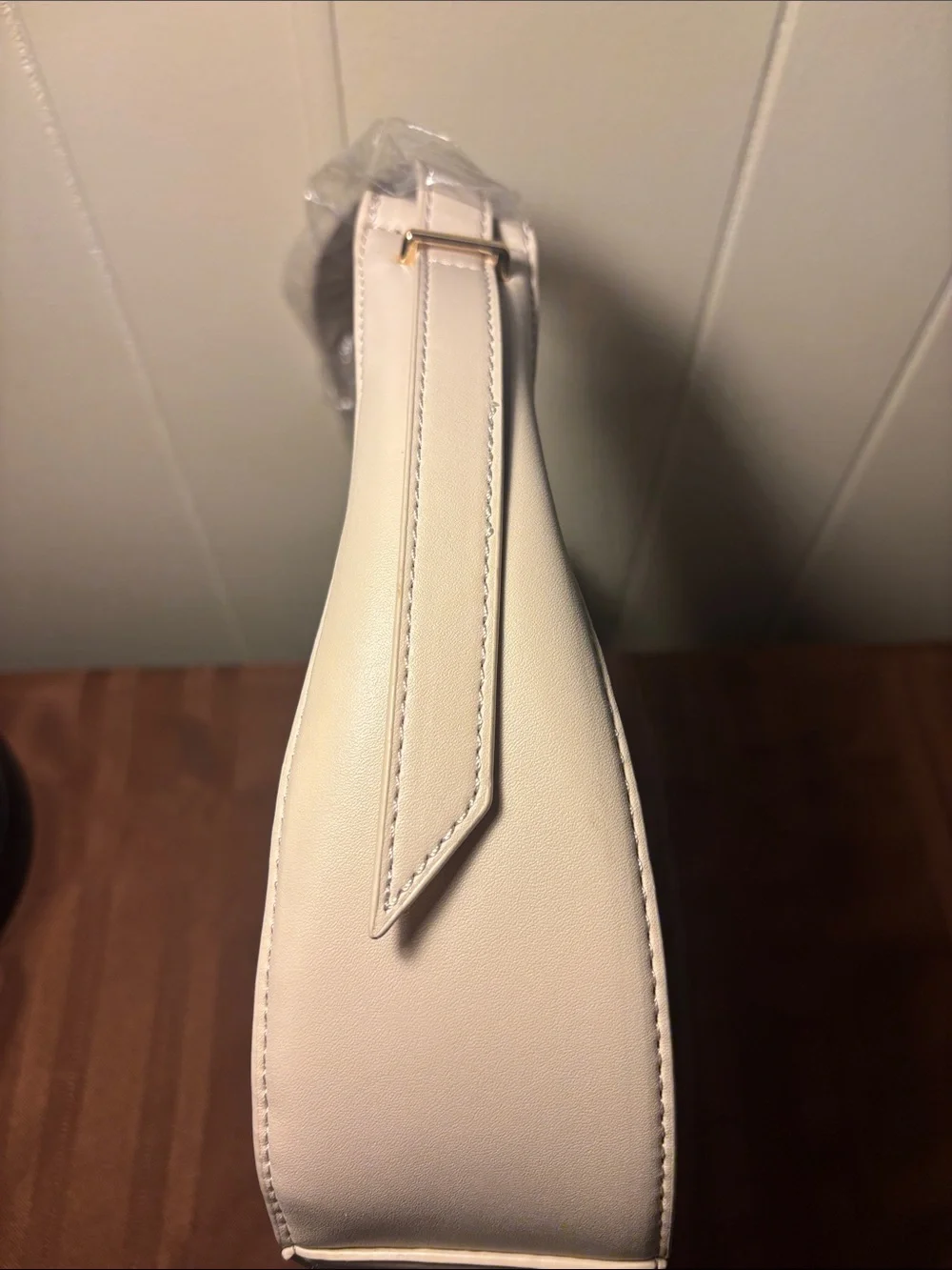 NWT Valentino Orlandi Studded Crescent Hobo Bag with Detachable Wallet